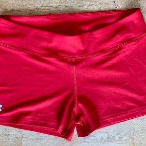 Red, Under Armour Spandex